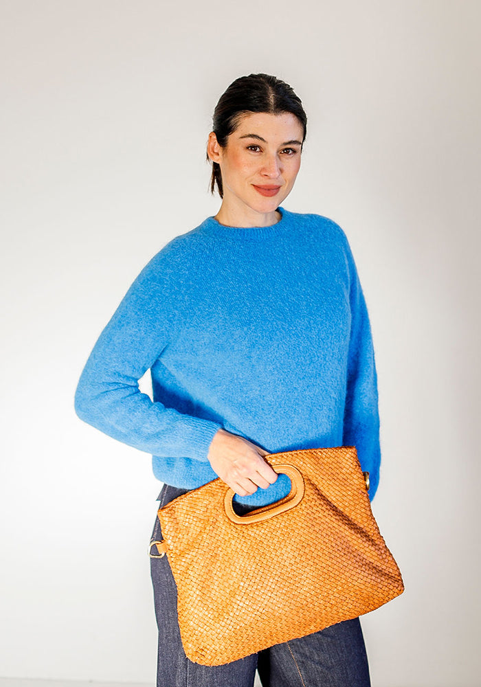Round Neck Knit | Blue