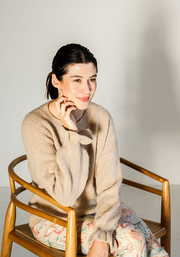 Bell Sleeve Knit | Oatmeal