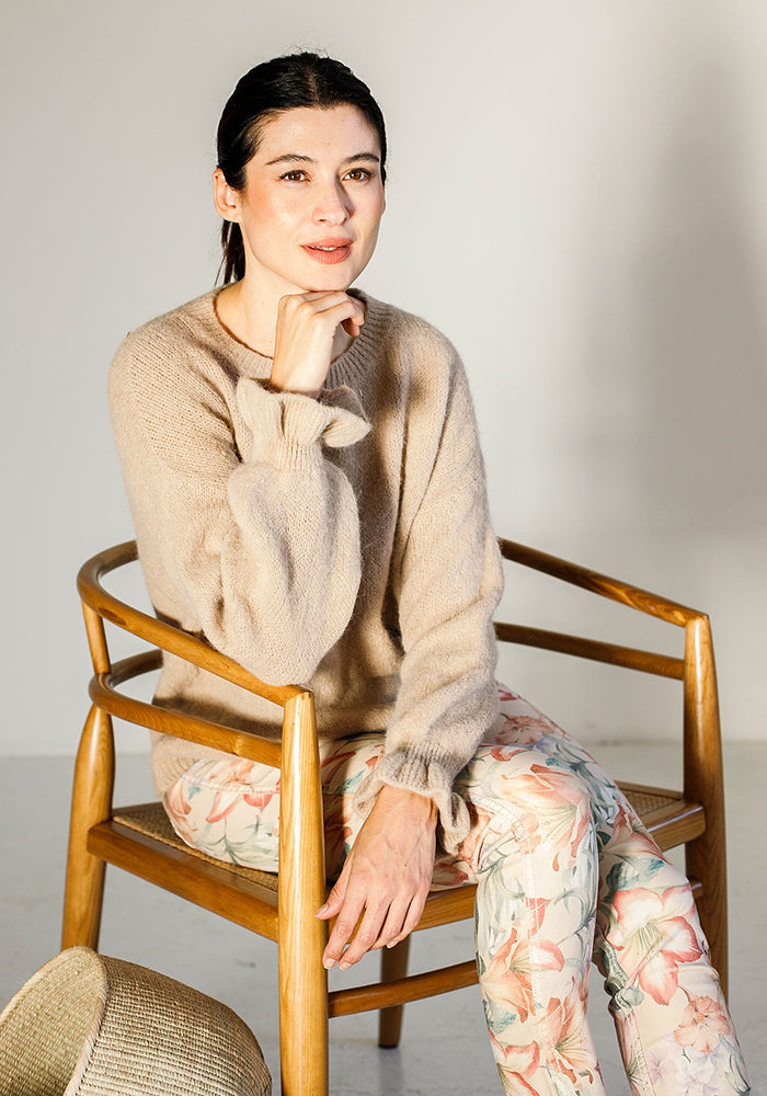 Bell Sleeve Knit | Oatmeal