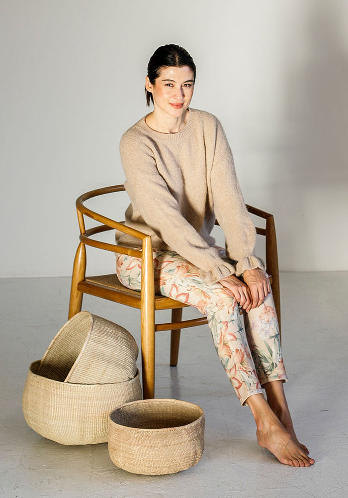 Floral Reversible Jeans