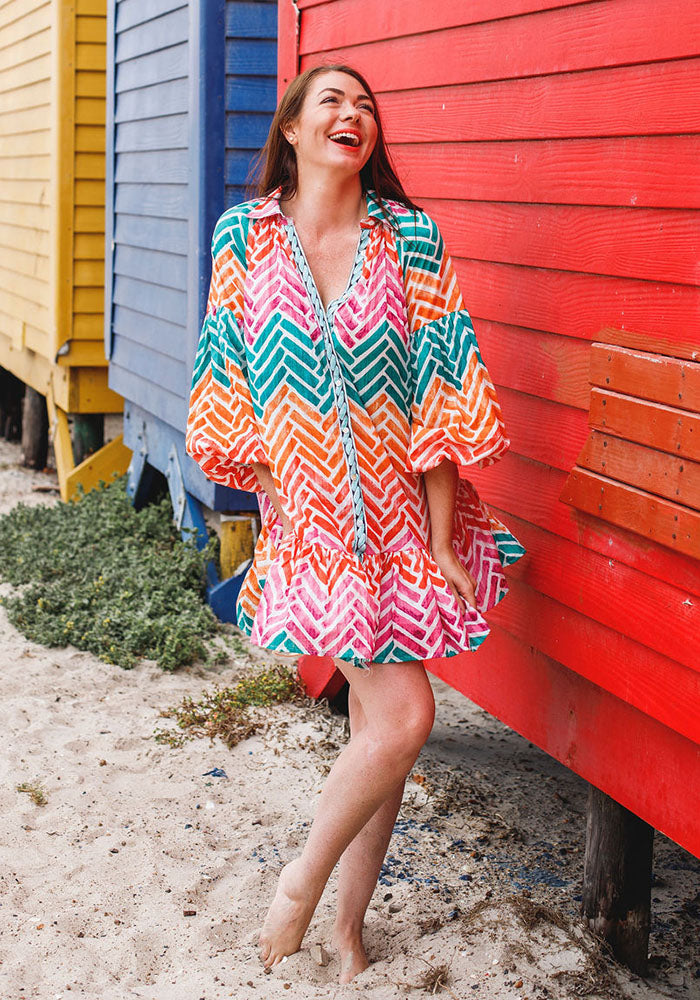 Turkish Riviera Baby Doll Dress