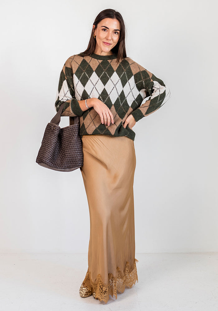 Argyle Knits | Olive