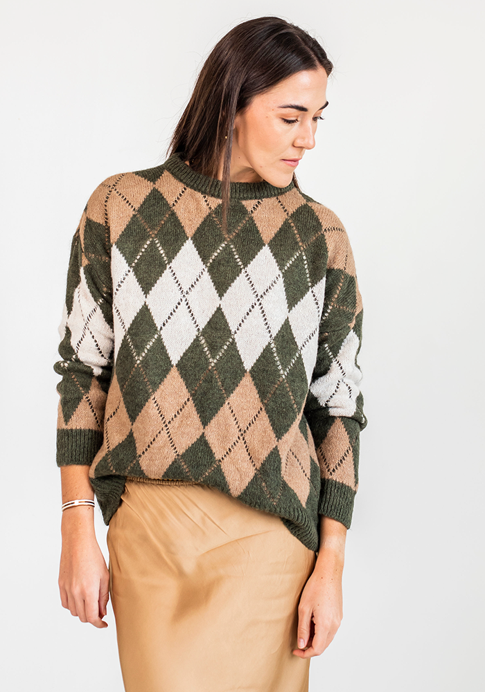 Argyle Knits | Olive