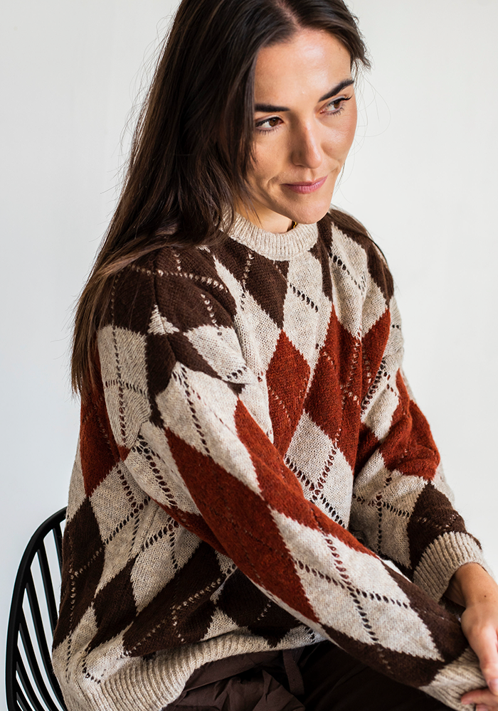 Argyle Knits | Rust