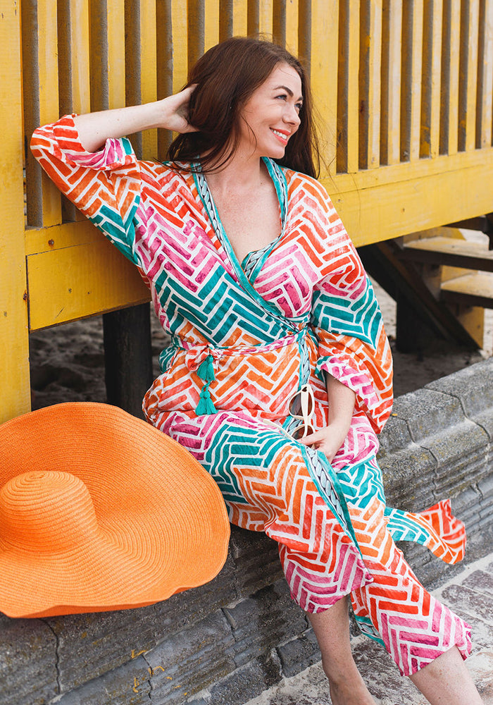 Turkish Riviera Maxi Kimono