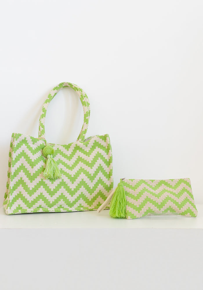 Zig Zag Bag | Green