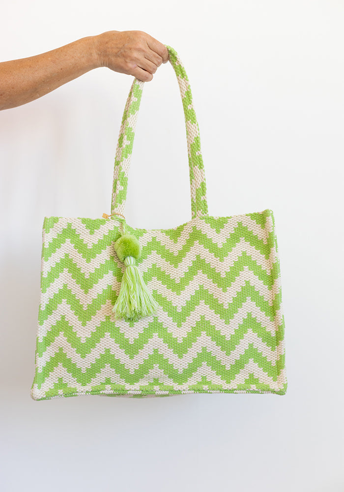 Zig Zag Bag | Green