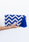 Zig Zag Purse | Blue