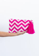 Zig Zag Purse | Pink