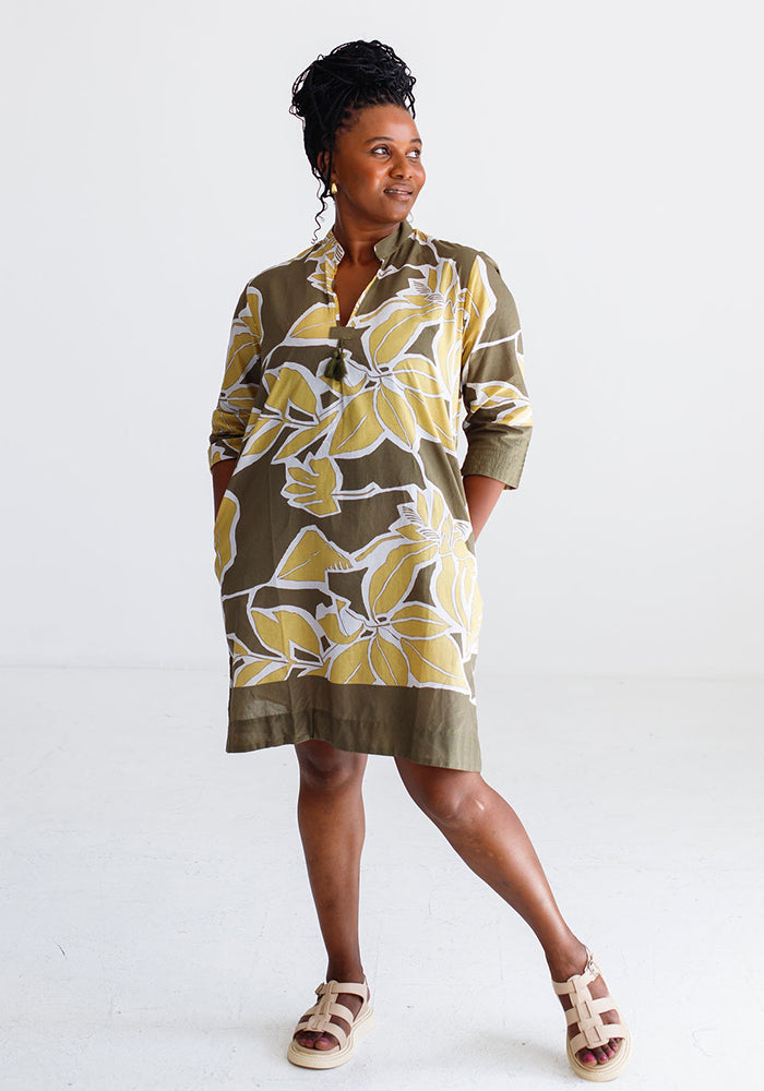 Africa Calls Amelia Kaftan | Botanical Leaf