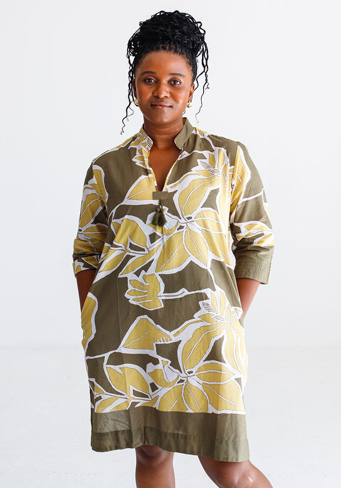Africa Calls Amelia Kaftan | Botanical Leaf
