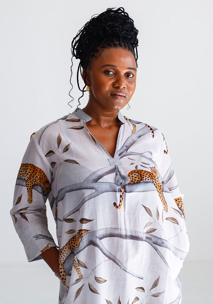 Africa Calls Amelia Kaftan | Lazy Leopard