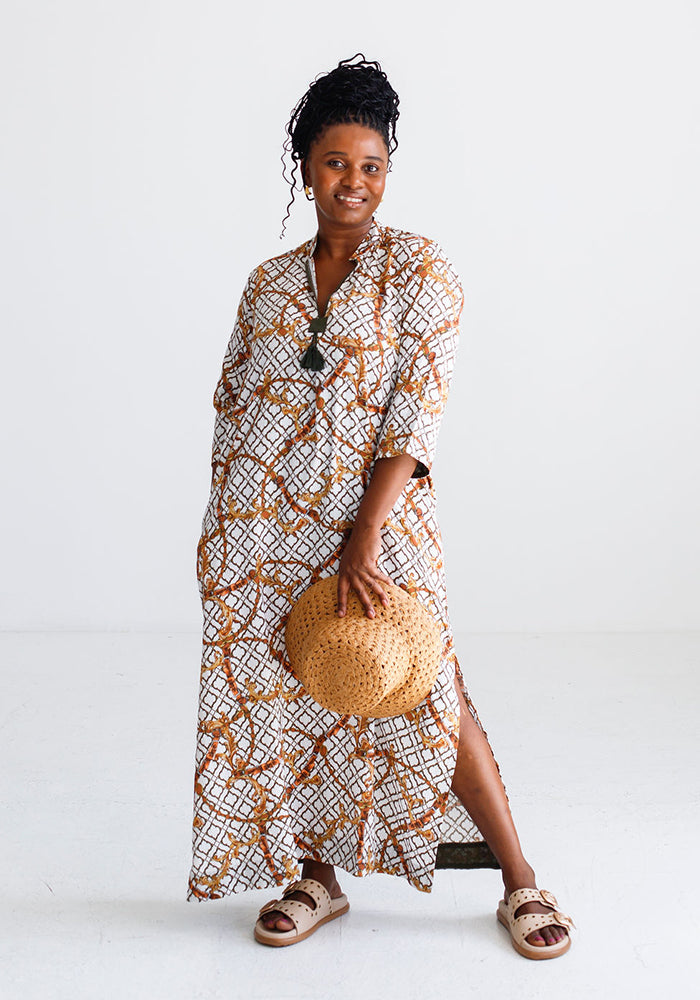 Amelia Africa Calls Maxi Kaftan | Gucci Inspired