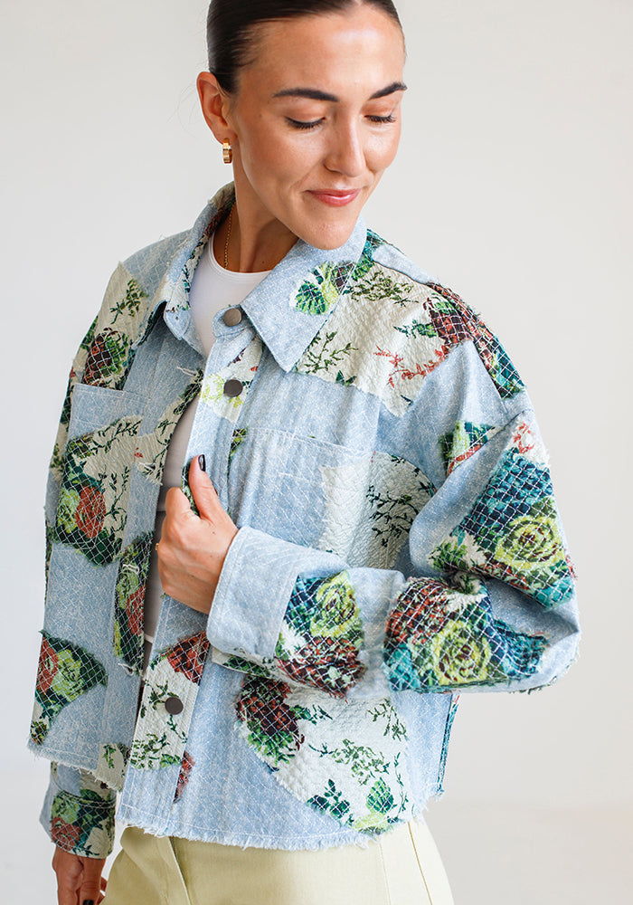 Patchwork Denim Jacket | Denim