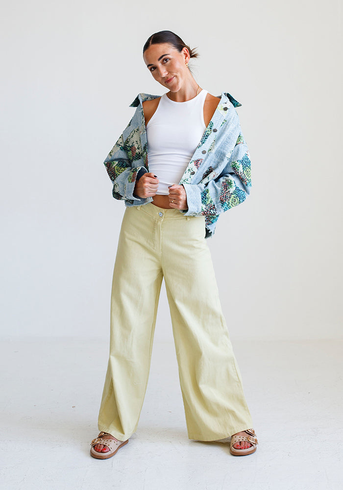 Denim Palazzo Wide Leg | Denim