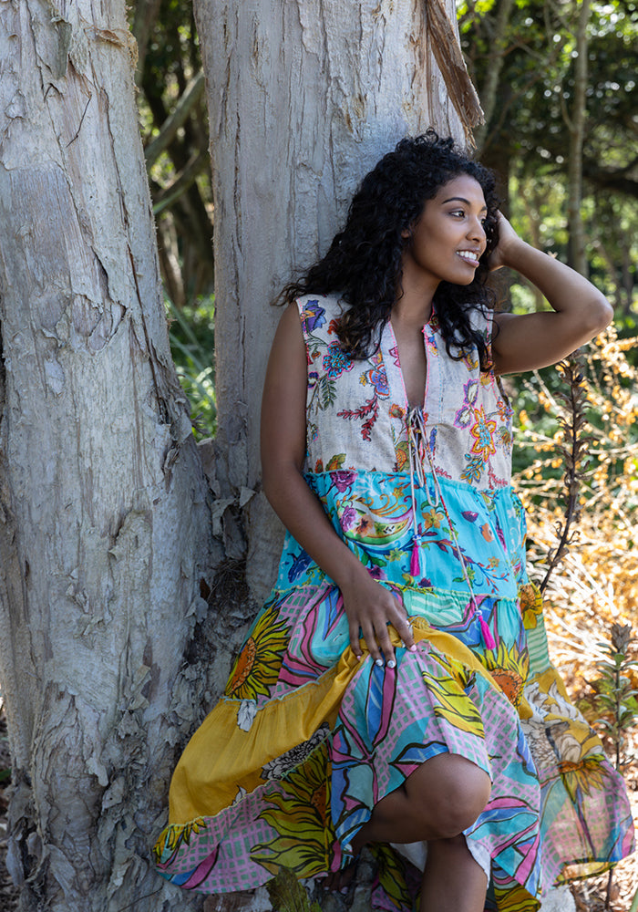 Sunflower Fields Maxi Dress