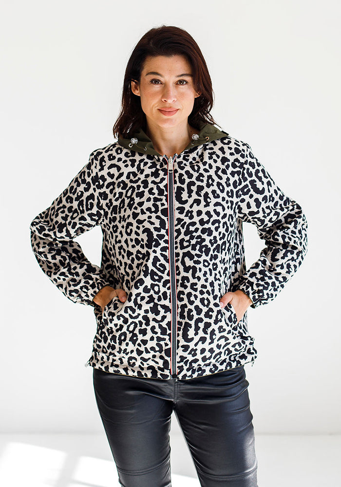 Animal Reversible Windbreaker | Khaki