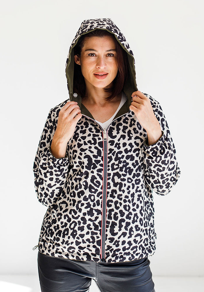 Animal Reversible Windbreaker | Khaki