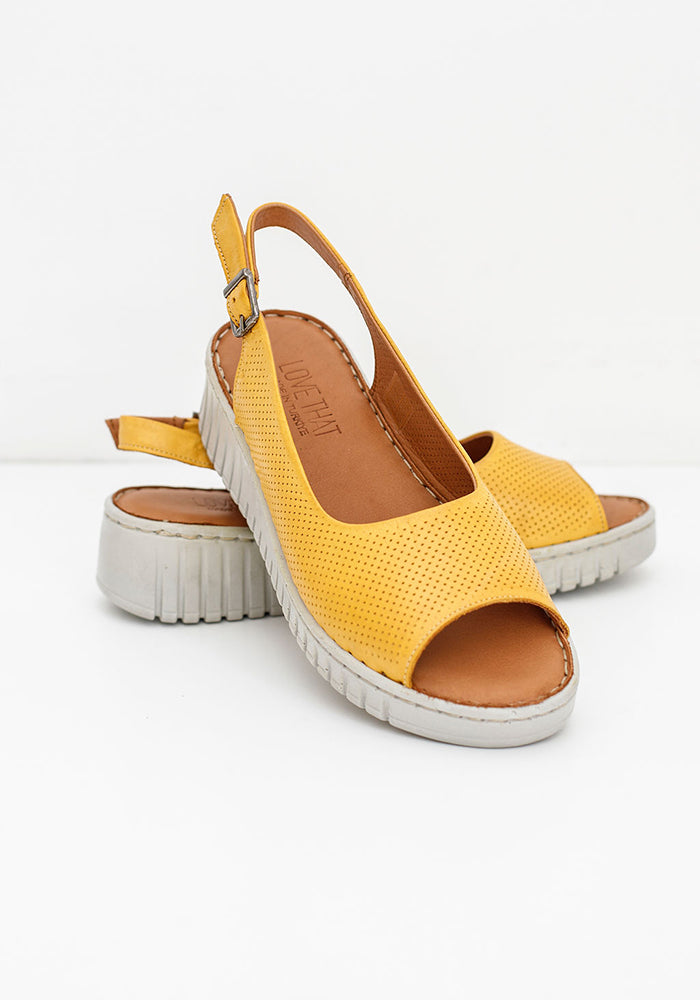 Daphne LT Sandal | Yellow
