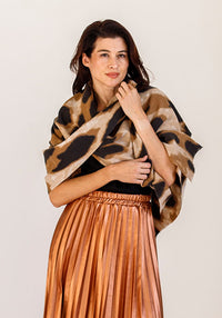 Animal Scarf |Camel