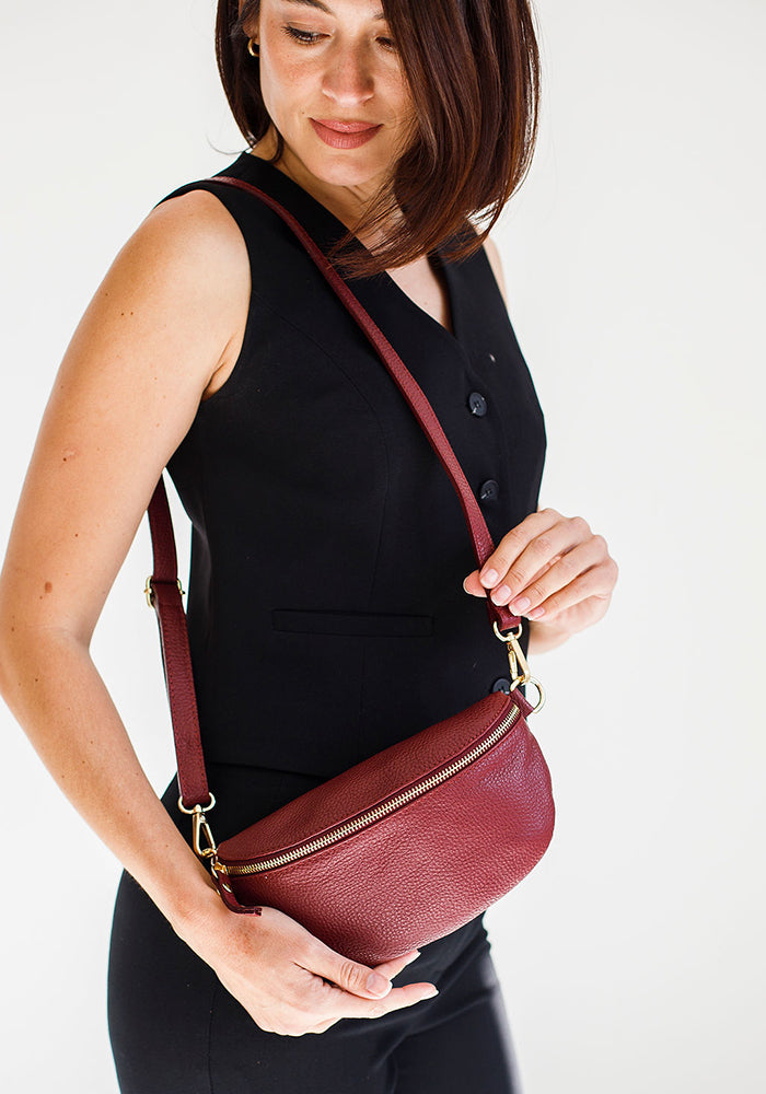 Sophia Sling Bag | Burgundy