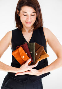 Medium Autumn Wallet | Rust