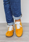 Suede Sneakers | Mustard