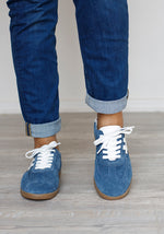 Suede Sneakers | Blue