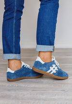 Suede Sneakers | Blue