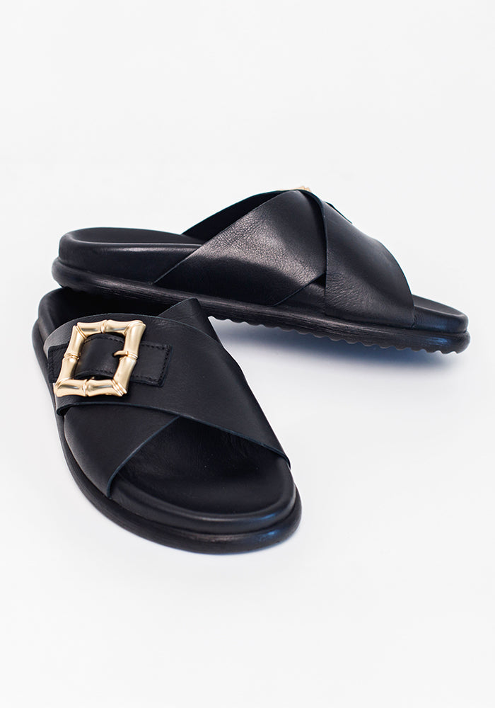 Denver Black Sandal | Black