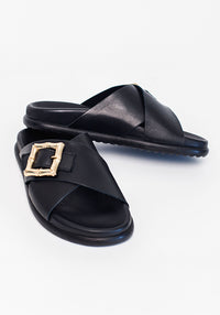Denver Black Sandal | Black