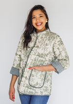 Quilted Jacket | Green