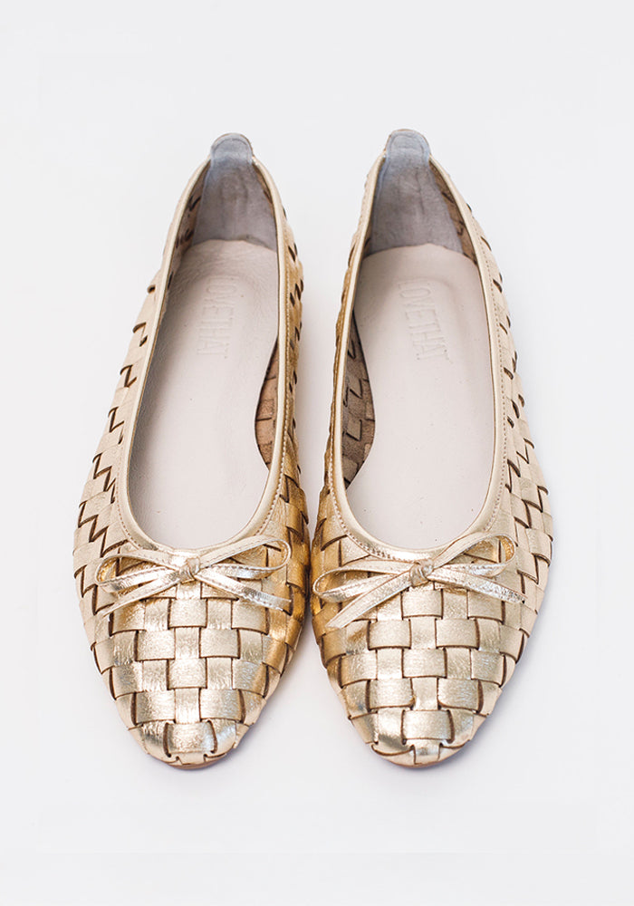 Lauren Metallic Pump | Gold