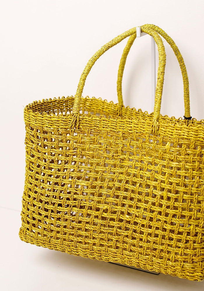 Ra-Ra Basket | Chartreuse