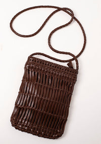 Capri Full Leather Sling | Choc