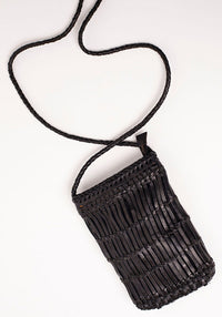 Capri Full Leather Sling | Black