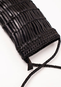 Capri Full Leather Sling | Black