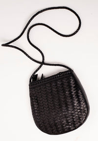 Corfu Full Leather Bag | Black