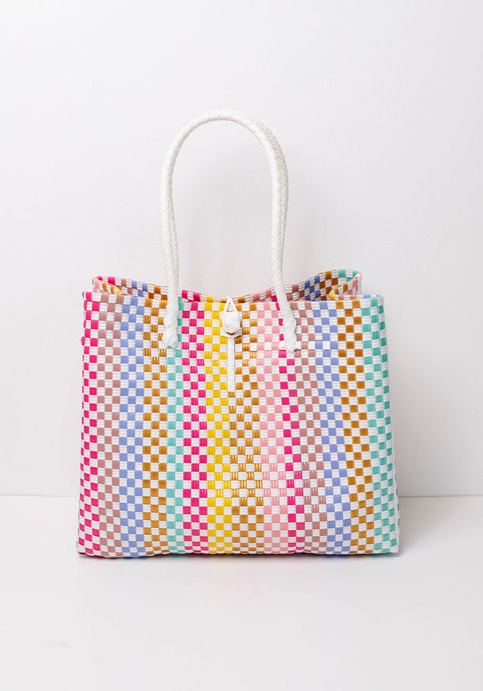 Jumbo Plastic Bucket Basket | Sorbet