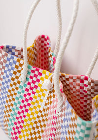 Jumbo Plastic Bucket Basket | Sorbet