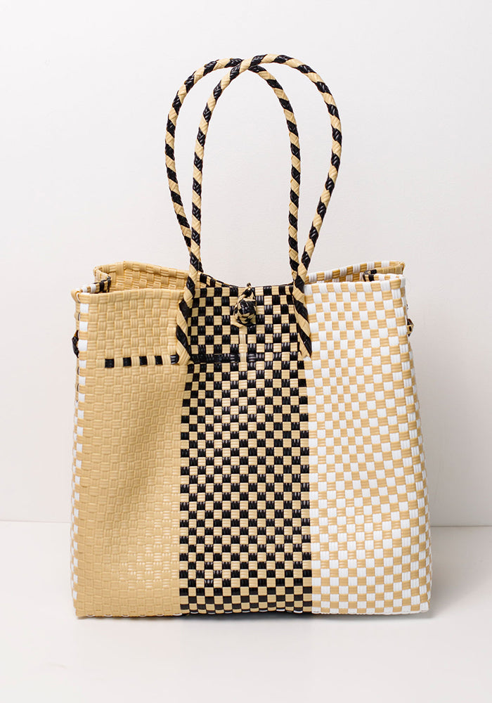 Jumbo Plastic Bucket Basket | Neutral Check
