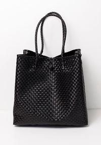 Jumbo Plastic Bucket Basket | Black
