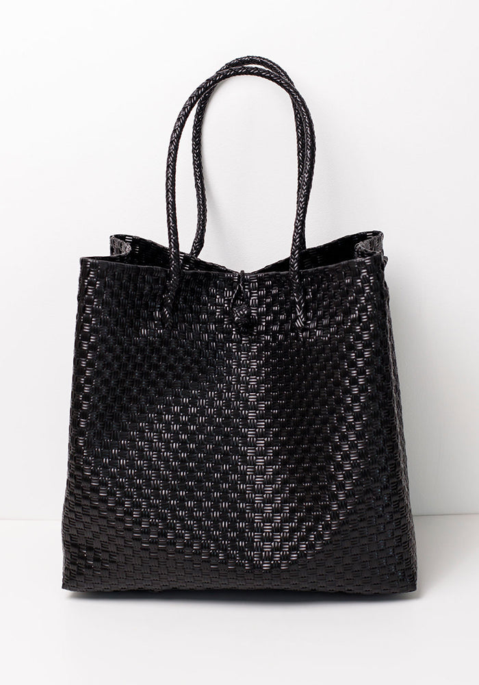 Jumbo Plastic Bucket Basket | Black