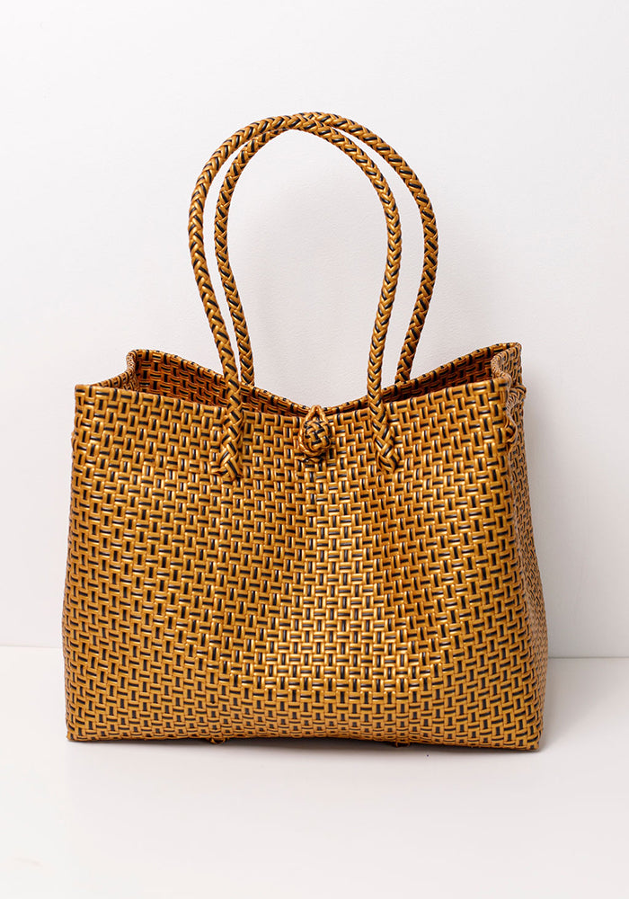 Jumbo Plastic Bucket Basket | Bronze