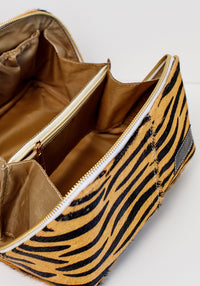 Leather Toiletry Bag | Zebra