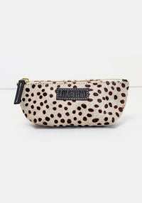 Leather Make up Purse | Cheetah