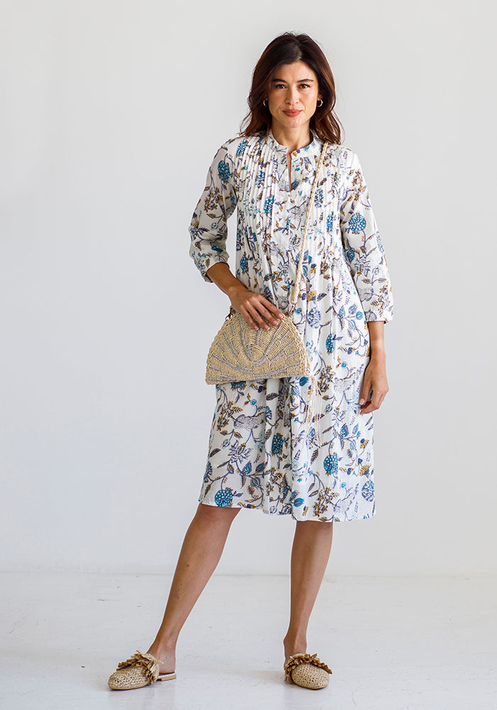 Flower Shirt Dress