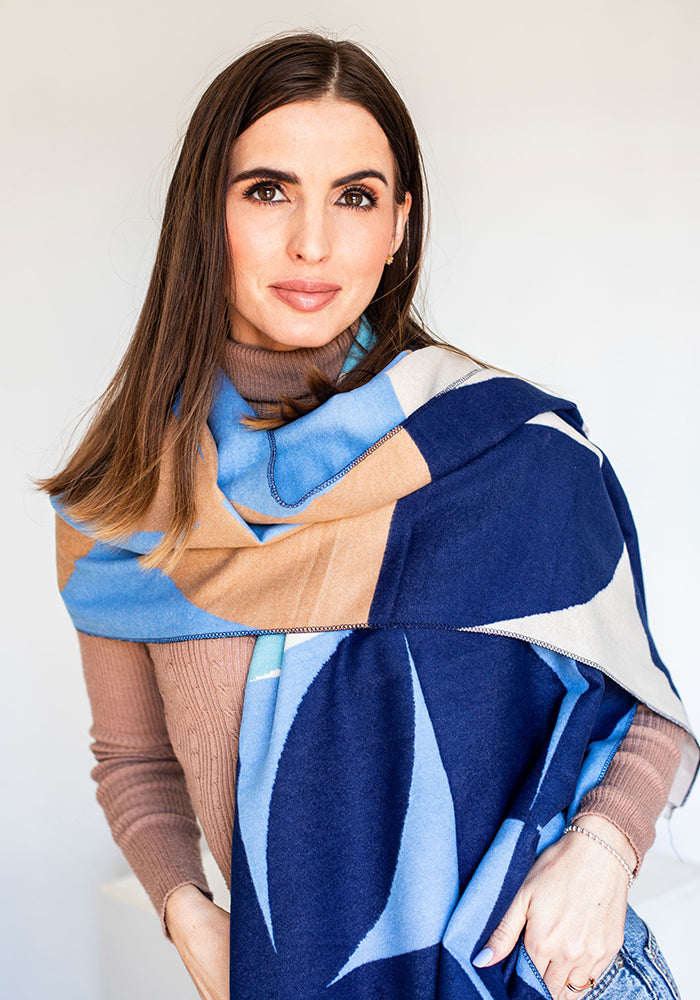 Petal Scarf | Blue