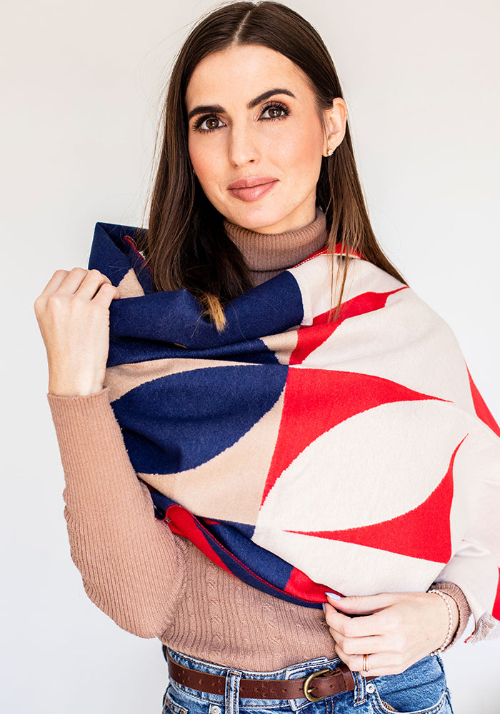 Petal Scarf | Red
