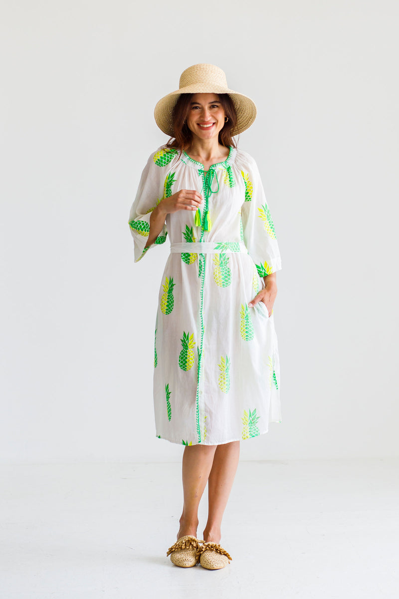 Palm Pineapple Kaftan